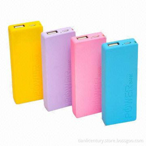 Portable power bank, capacity 3,000mAh, output DC 5V/1A